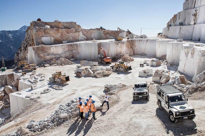 Carrara Marble Quarries Tour by Land Rover