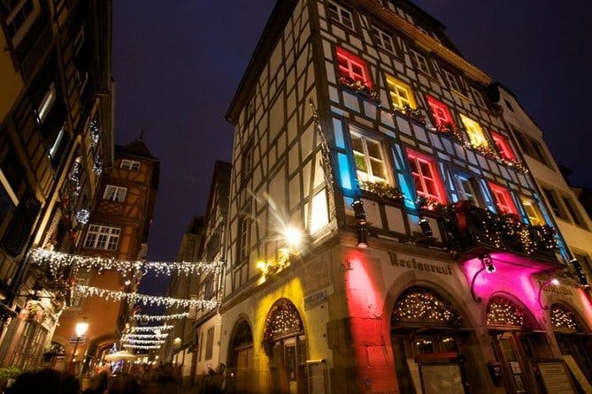 Strasbourg Christmas Lights Sightseeing Pedicab Private Guided Tour