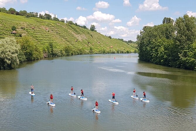 SUP BASIC COURSE Stuttgart Neckar Stand Up Paddling / Paddling Adventure Jones Tours