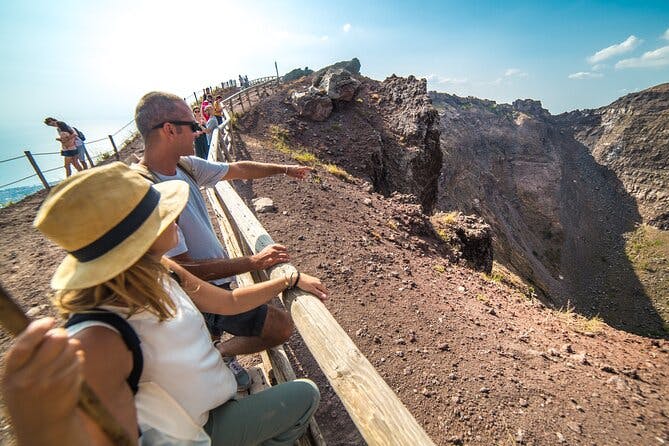 Day Trip to Pompeii Ruins & Mt. Vesuvius from Naples