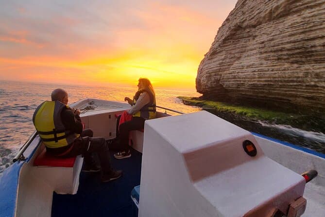 Pigeon Rocks Boat Ride Beirut (Raouche Rocks)