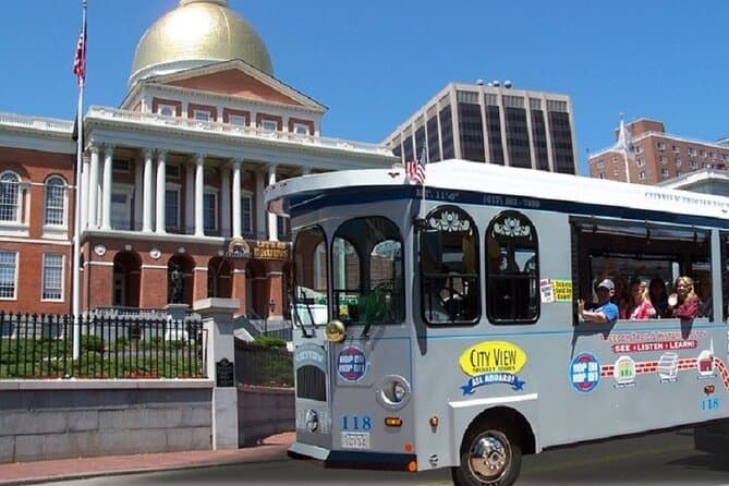 1 or 2 Day Hop-On Hop-Off Sightseeing Trolley Tour of Boston