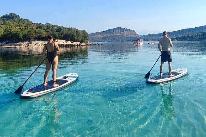 Stand Up Paddle-boarding around Ksamil islands (two times a day)