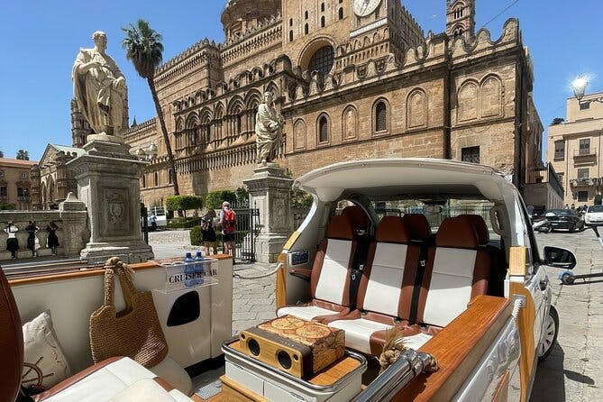 Palermo: Tour Historic Center, Catacombs & Monreale in CruiserCar