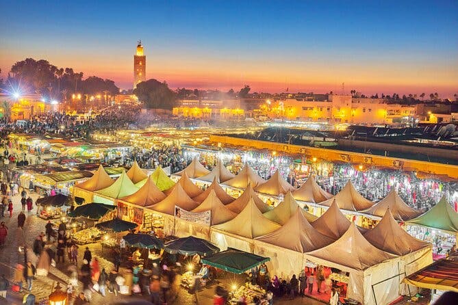 Private Marrakech Day Trip from Casablanca with Free Camel Ride