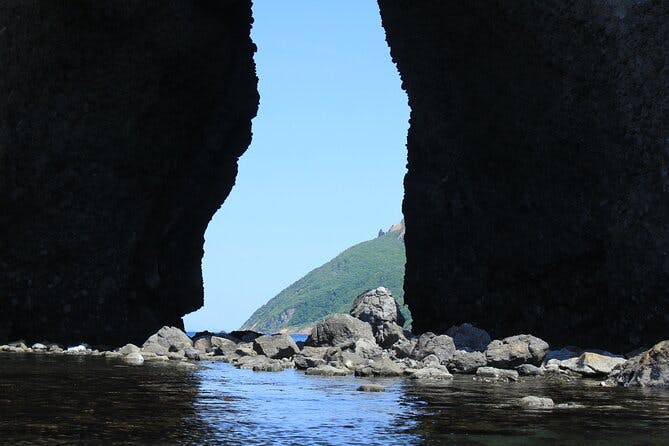 Sea Kayaking on the Pristine Hokkaido Coastline to Blue Cave